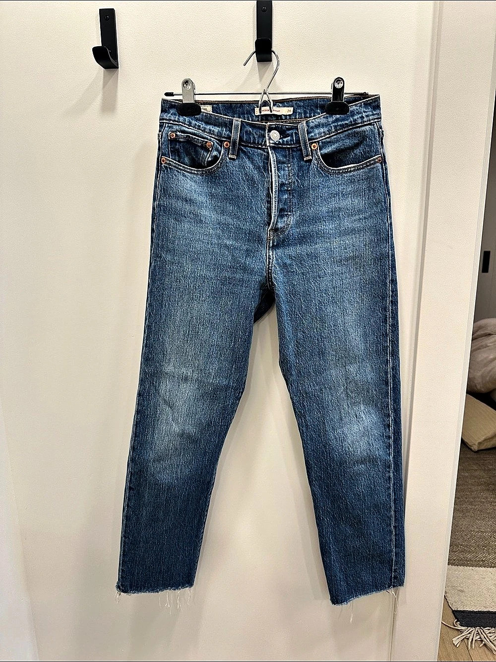Levi's Wedgie Straight Jeans Blue Waist 26